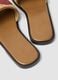 Beige flat sandals with braided embroidered strap_2