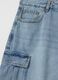 Cargo Bermuda shorts in denim_5