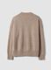 Beige pure cashmere oversized jumper_6