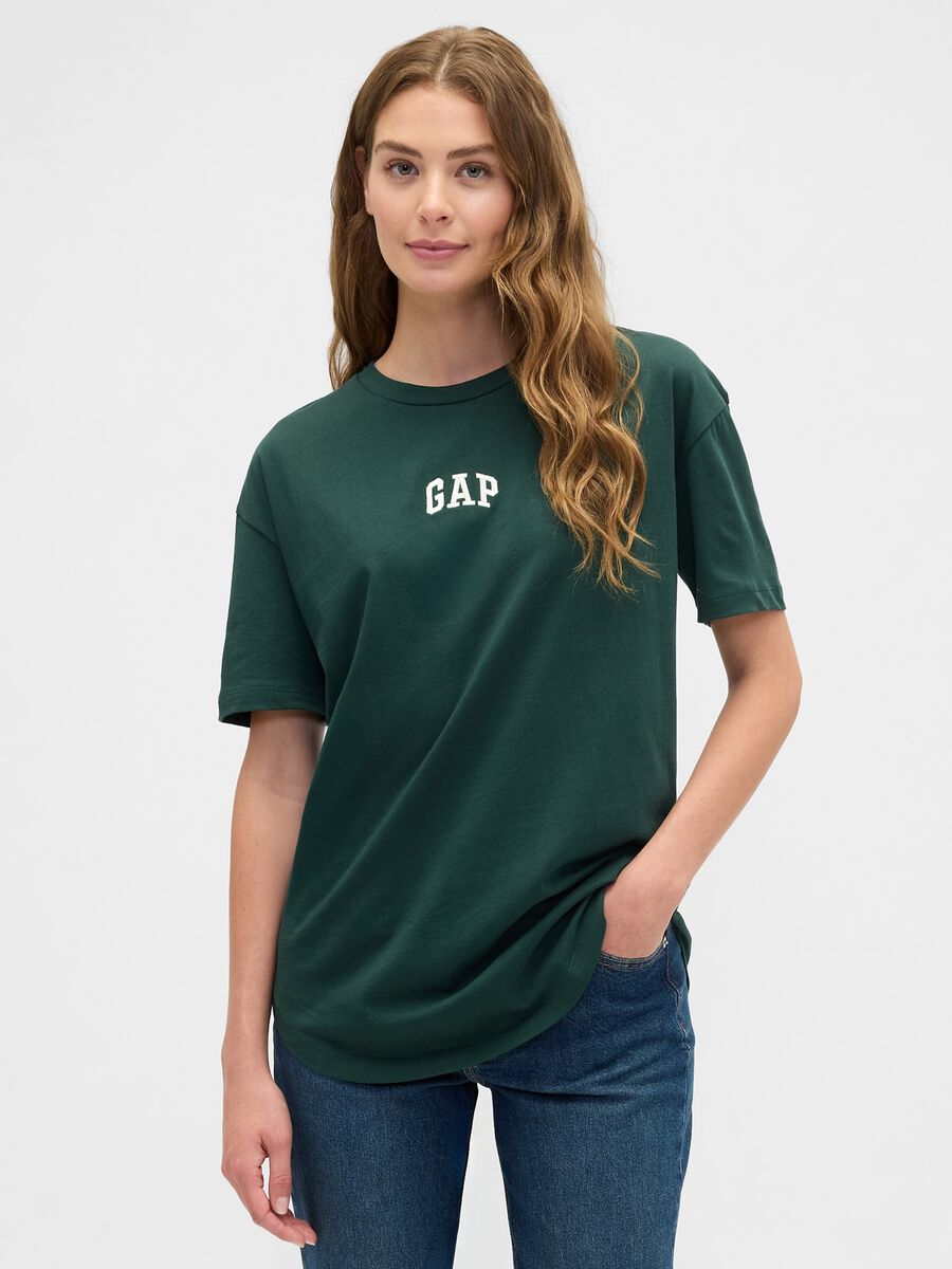 T-shirt a maniche corte con logo GAP_0