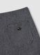 Grey wool-blend and viscose skirt with lining_5