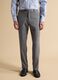 Grey slim-fit formal trousers in stretch viscose_1
