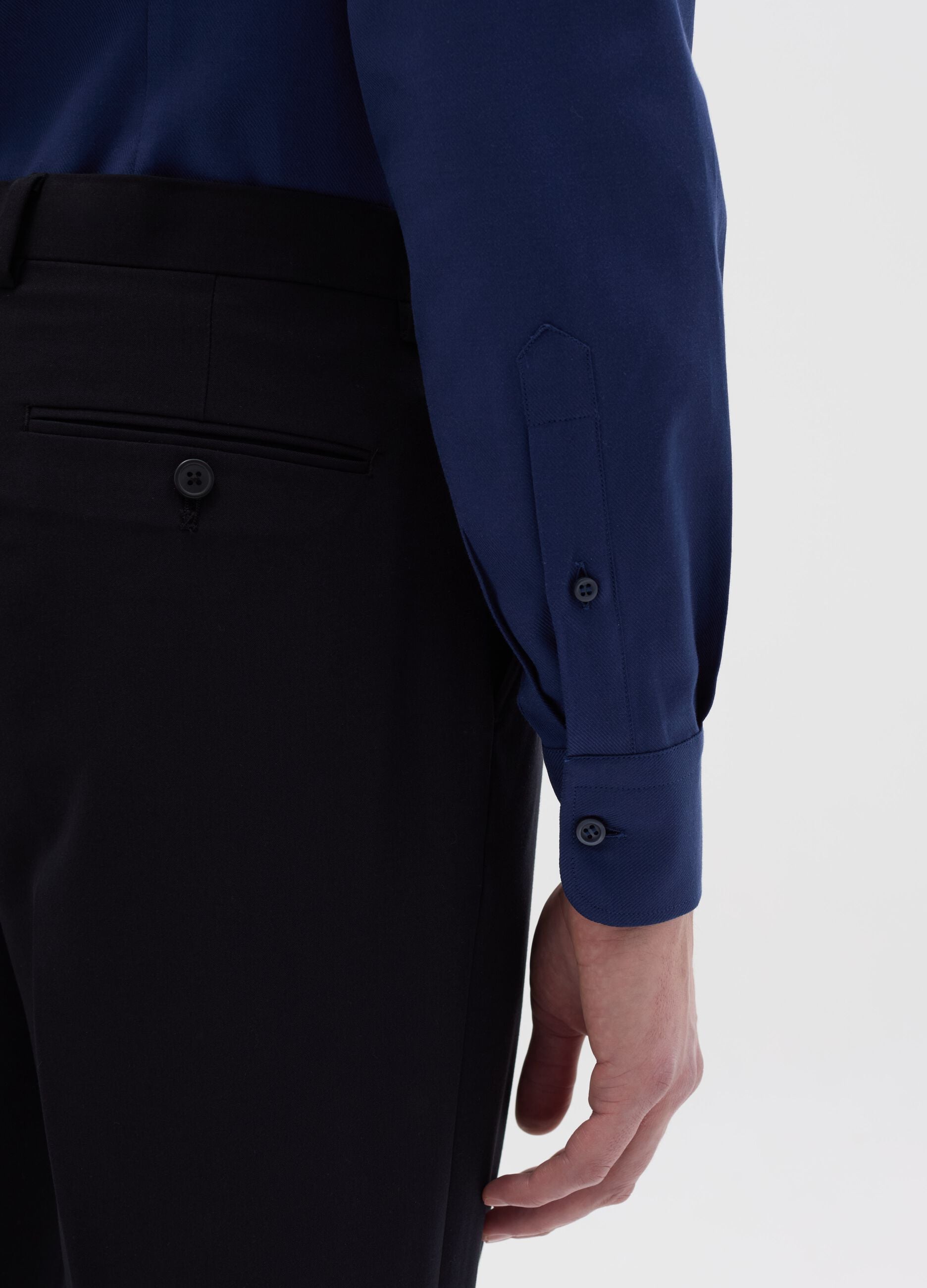 Camicia slim fit easy iron tinta unita