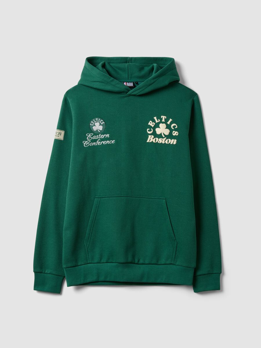 Green cotton-blend Boston Celtics hoodie_4