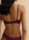 Red Triangle Bra with Lace Details_2