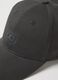 Black pure cotton baseball cap, regular fit_2