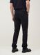 Black denim jeans in cotton-viscose blend, regular fit_3