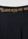 Grey stretch viscose mini skirt with belt_5
