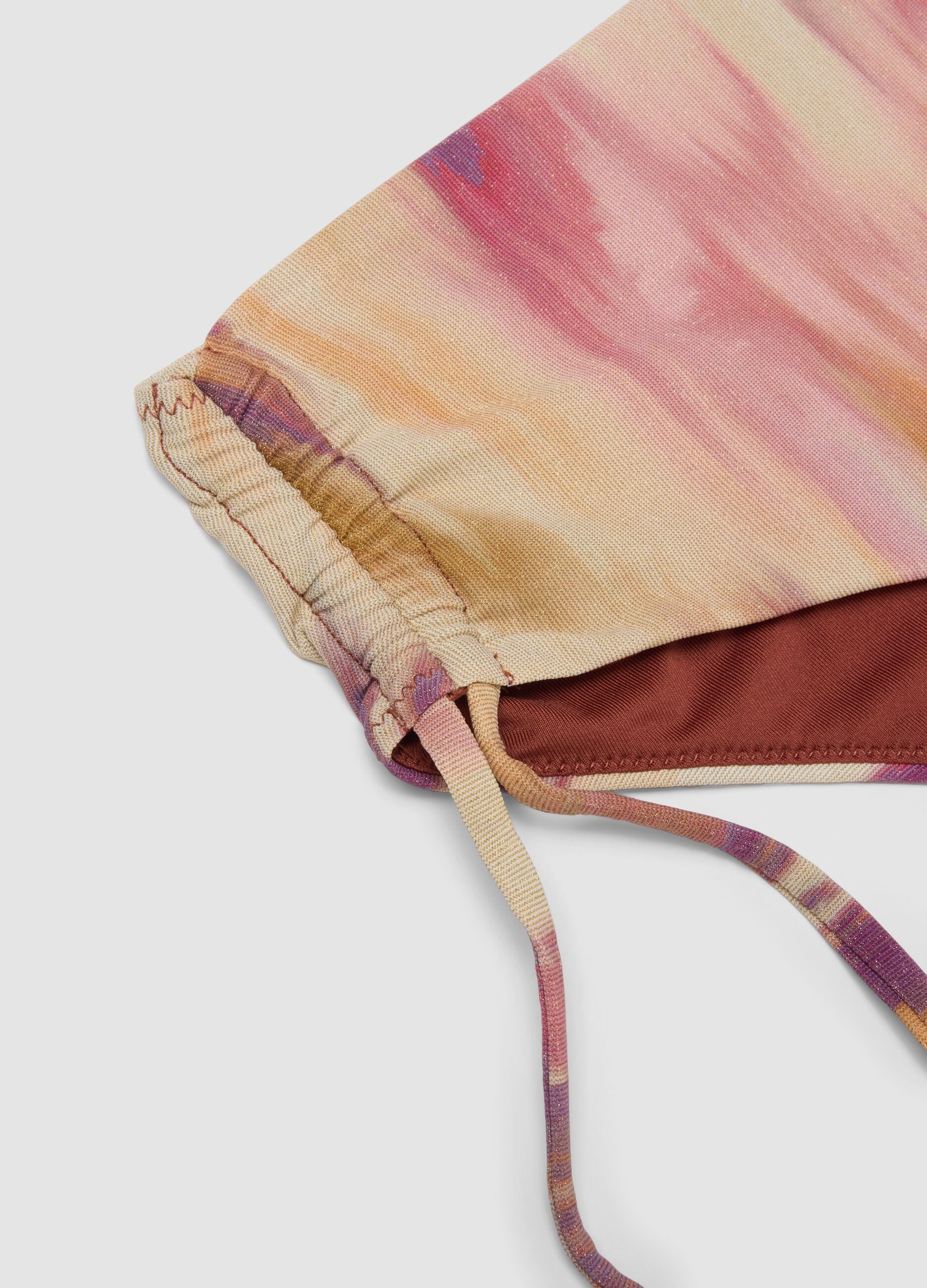 Multicolour stretch swim briefs