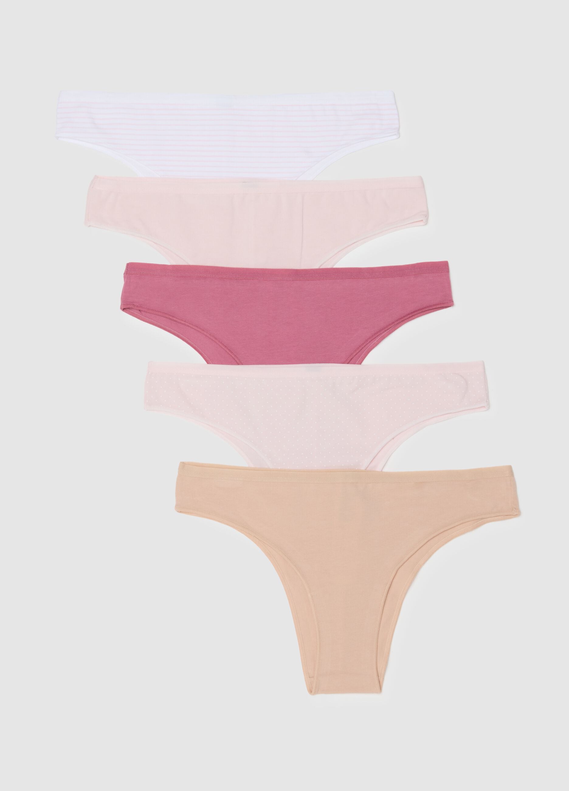Multipack Regular Fit Multicolour Brazilian Cotton Blend Briefs