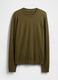 Green sweater in cotton and acrylic_3