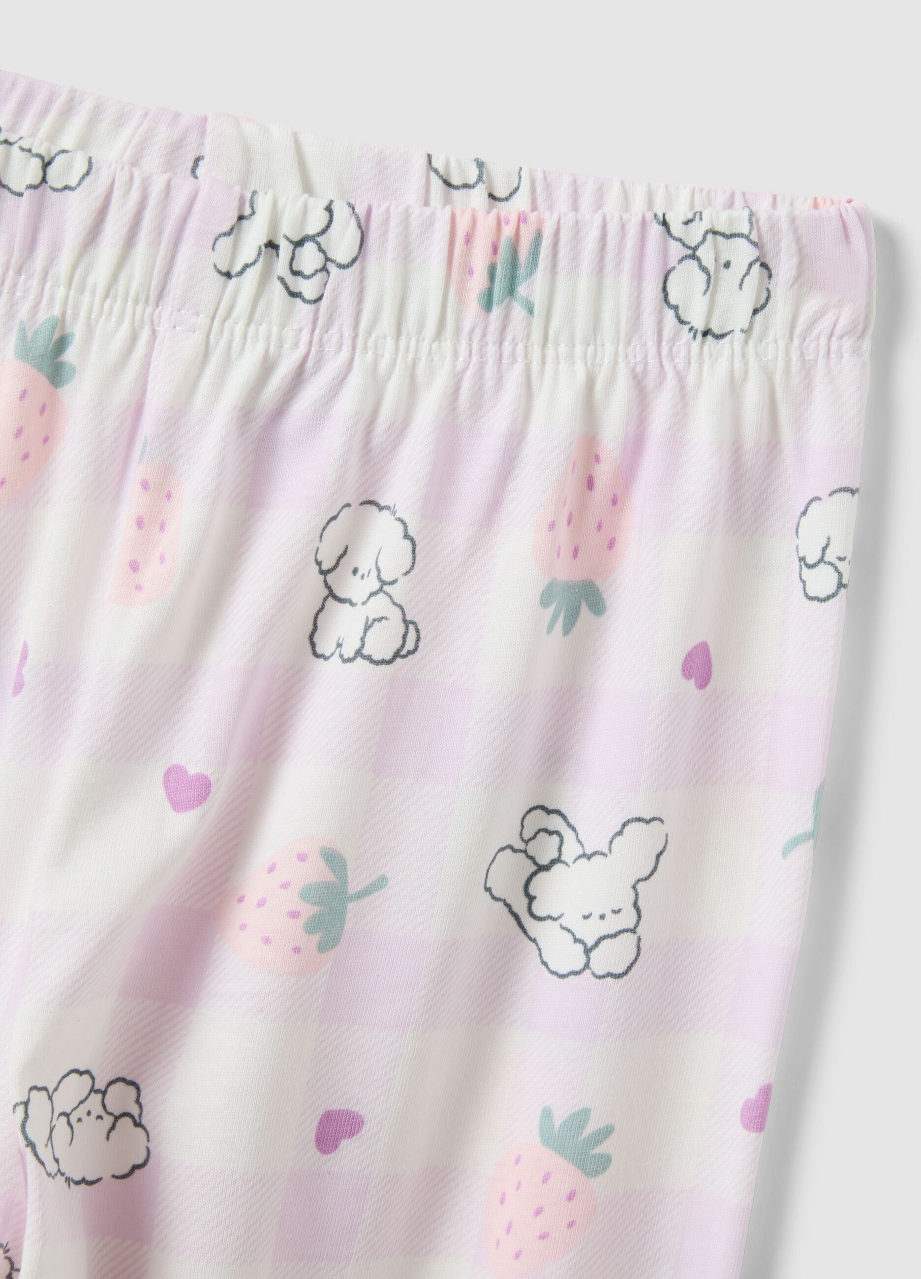 Pink Organic Cotton Pyjamas