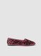Classic pink Friulane with animal print_0