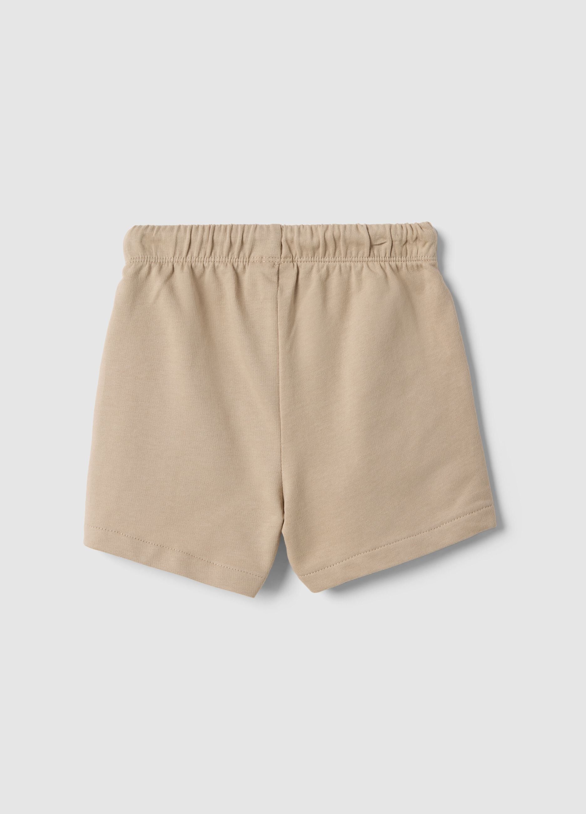 Grey pure cotton shorts for toddler regular fit