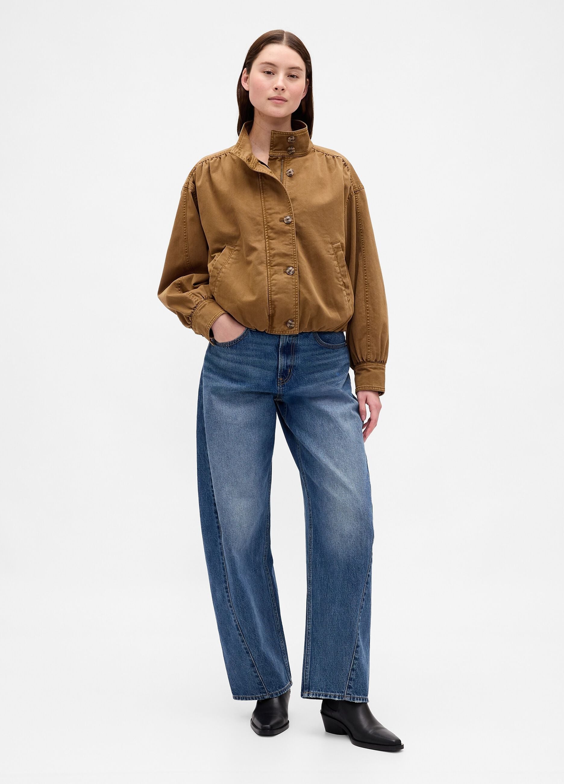 Brown Cotton Jacket