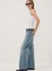 Light blue pure cotton straight-fit jeans_0