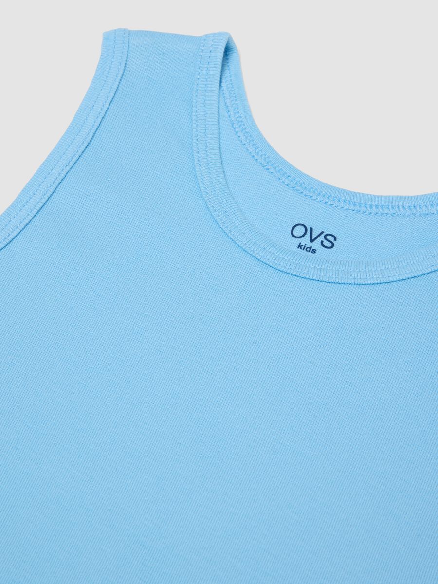 2-pack of multicolour boys' vests in pure organic cotton, regular fit_3