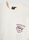 White pure cotton short-sleeve T-shirt with Ford print_5