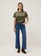 Green crew-neck regular fit T-shirt_0