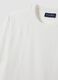 White pure cotton jersey T-shirt with crew neck, relaxed fit_5