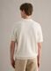 White pure cotton polo with chest pocket, regular fit_3