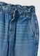 Blue Pure Cotton Baggy Trousers_5