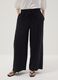 Black palazzo trousers in a viscose blend_1