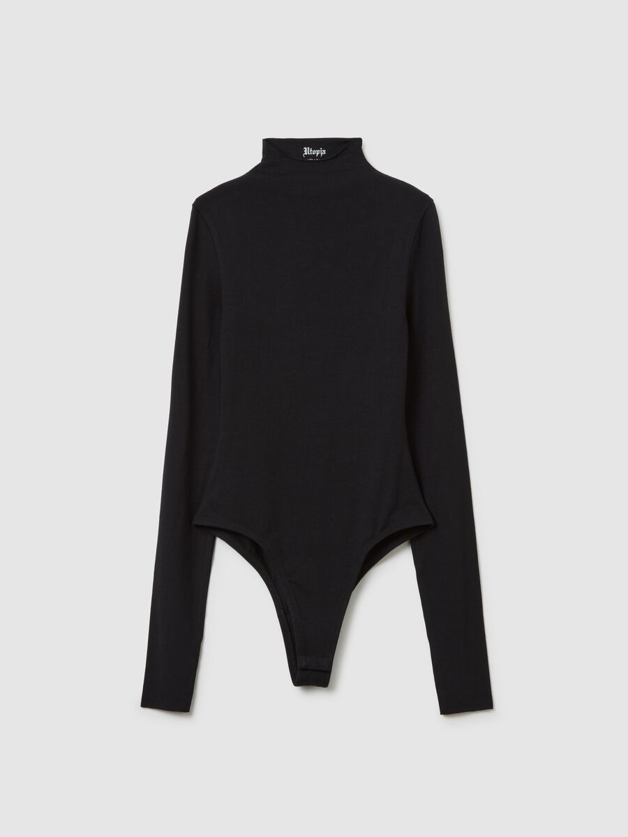Mock-Neck Body Black_7