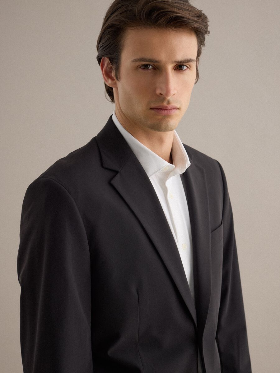 Blazer nero slim fit_3
