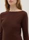 Brown pure cotton regular fit t-shirt_3