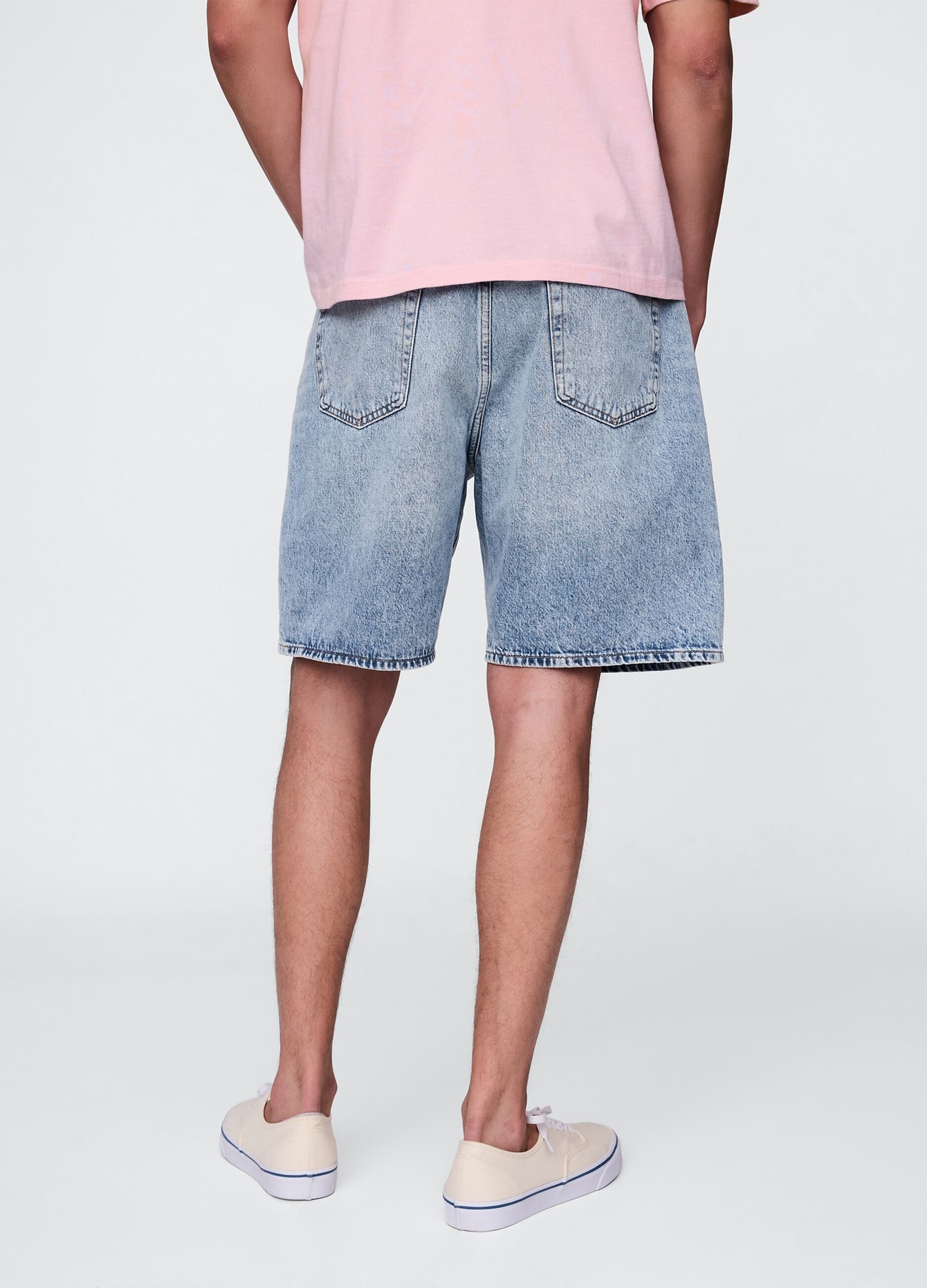 Blue Denim Bermuda Shorts