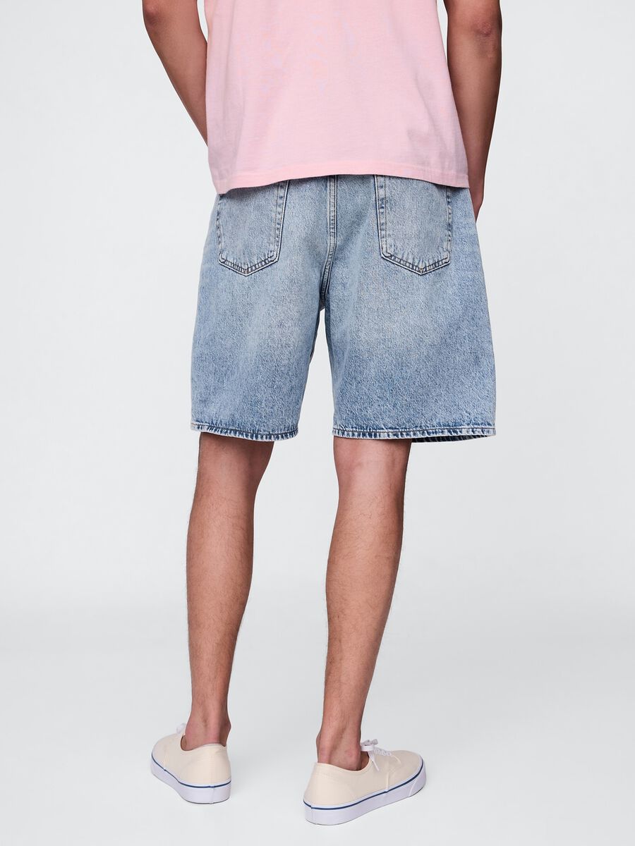 Blue Denim Bermuda Shorts_2