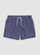 Boxer mare blu a righe bianche con coulisse_4