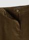 Short green ribbed stretch-cotton skirt_5
