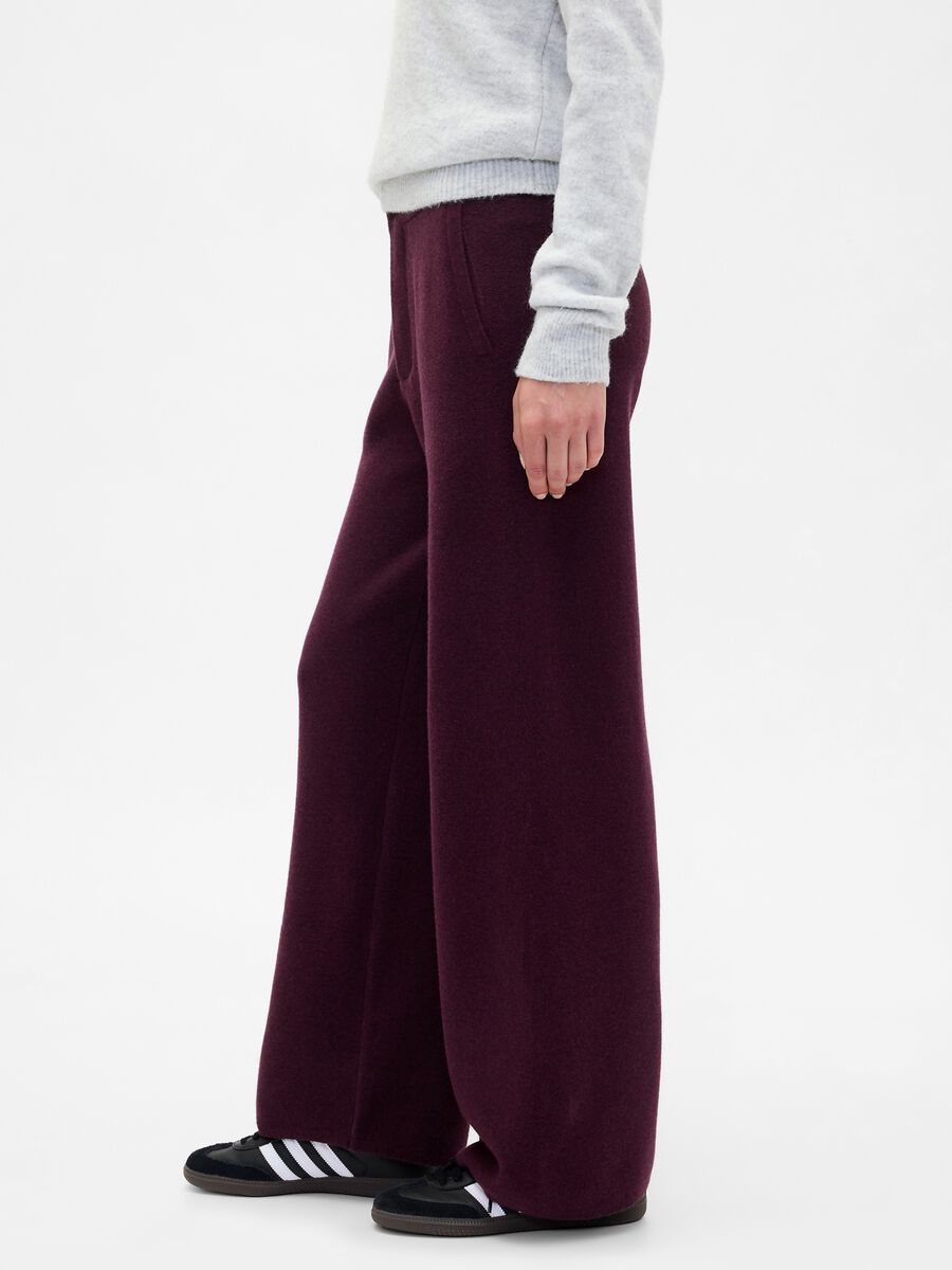Pantaloni a palazzo CashSoft in misto cotone_3