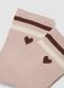 Pink stretch organic cotton socks_1