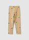 Girls' multicolour stretchy cotton skinny fit leggings with prints_0