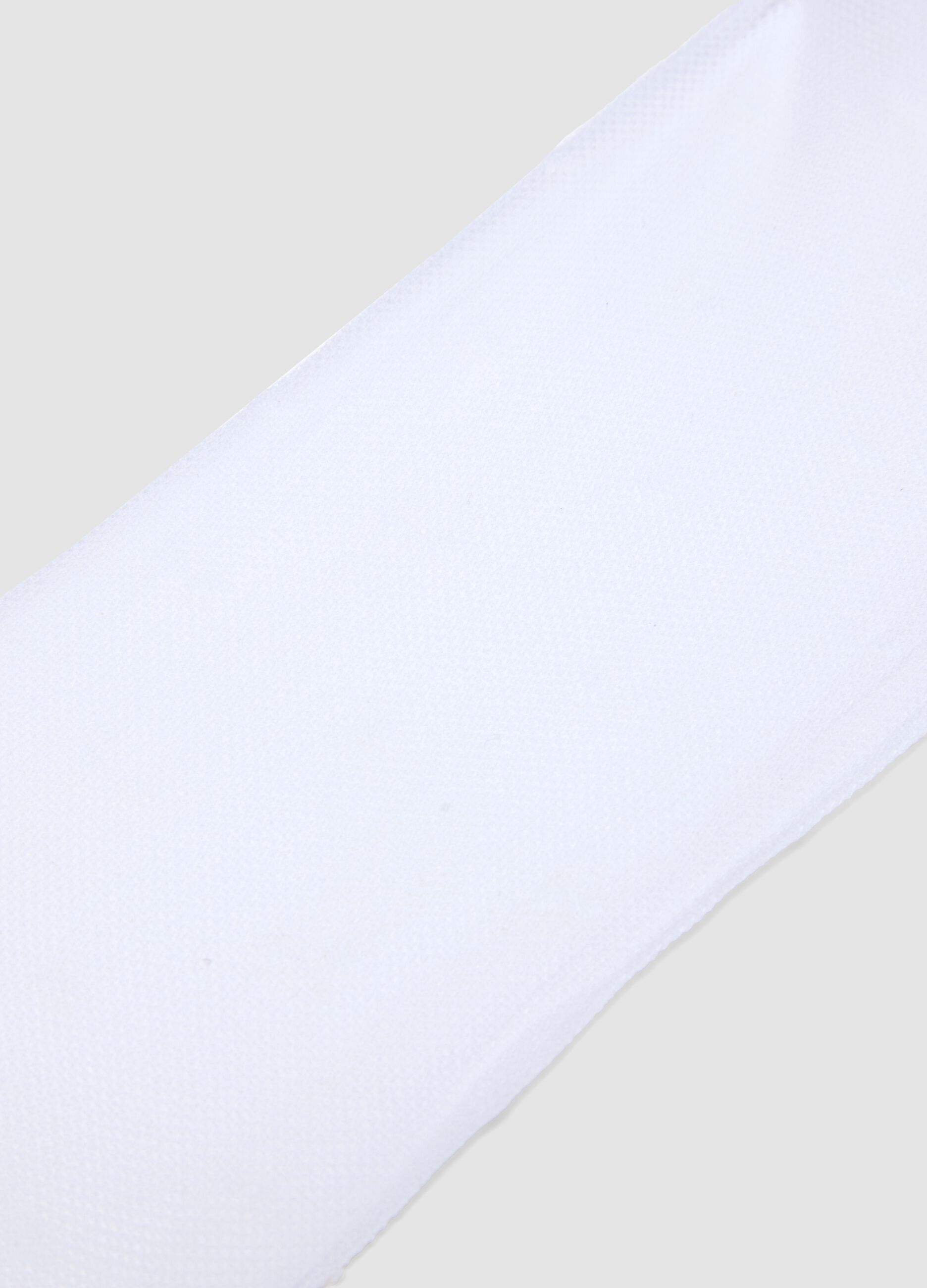 Comfortable white stretchy tights for girls
