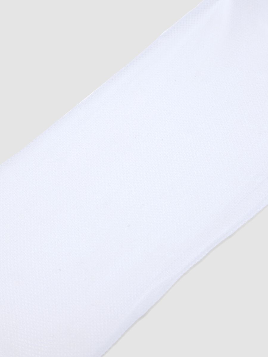 Comfortable white stretchy tights for girls_2