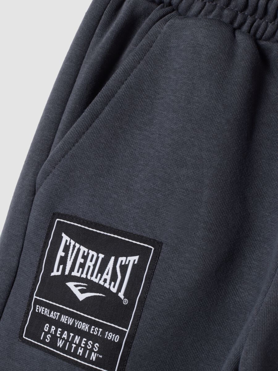 Blue cotton-blend track trousers_2