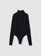 Black Mock-Neck Bodysuit_0