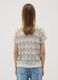 Beige open-knit top with light blue stripes in stretch cotton, regular fit_3