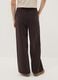 Brown viscose-blend wide-leg jogger trousers_2