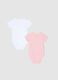 Multicolor Cotton Bodysuit Set for Newborn Girls_1