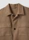 Brown pure linen blazer regular fit_6