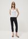 White viscose-blend top with collar_1