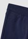 Girls&rsquo; blue organic stretch cotton flared trousers_2