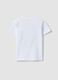 White pure cotton boys&rsquo; T-shirt, regular fit, with nautical print_1