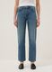 Regular Fit Blue Denim Jeans in Pure Cotton_1