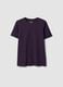 Purple organic cotton crew-neck T-shirt, regular fit_4